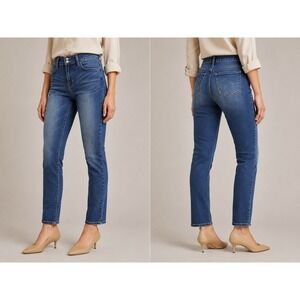 Blue Desire Women's Skinny Jeans Medium Wash Stretch Denim Mid Rise Size 7